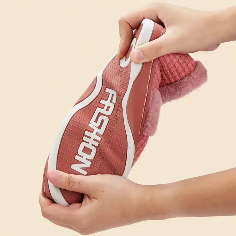 Chausson Fourré Fermé Élégant Pour Femme 12