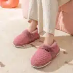 Chausson Fourré Fermé Élégant Pour Femme 10