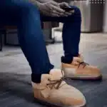 Pantoufles Baskets Beiges 1