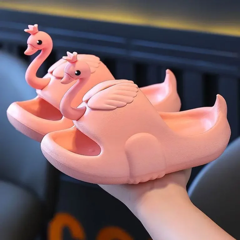 Chaussons Ete Flamant Rose 2
