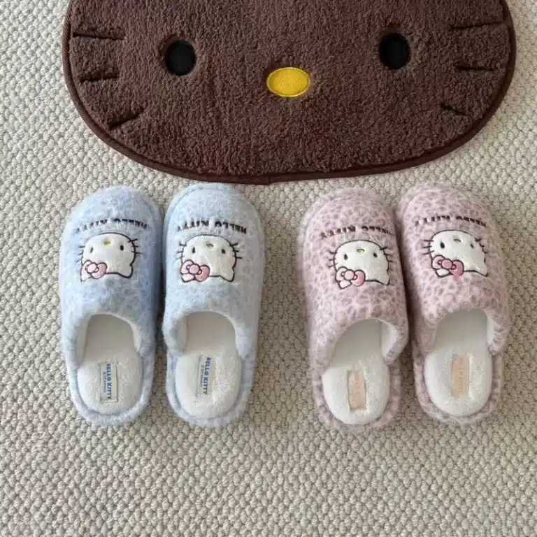 Pantoufles Antidérapantes Hello Kitty Léopard 1