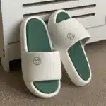 Chausson Été Mixte Vert Et Blanc 7