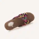 Jolies Pantoufles d\'Été En Lin Pour Femme 4