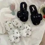 Chaussons D'Intérieur avec Noeuds Et Pois 3