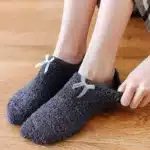 Chaussons Chaussettes Courtes Avec Noeud 1