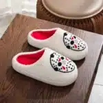 Pantoufles Halloween Squelette Coeur 5
