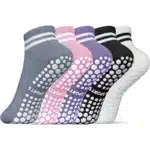 Lot De 3 Paires Chaussons Chaussettes Yoga 1