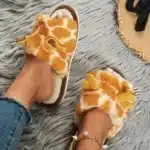 Pantoufles Ouvertes Girafe 3