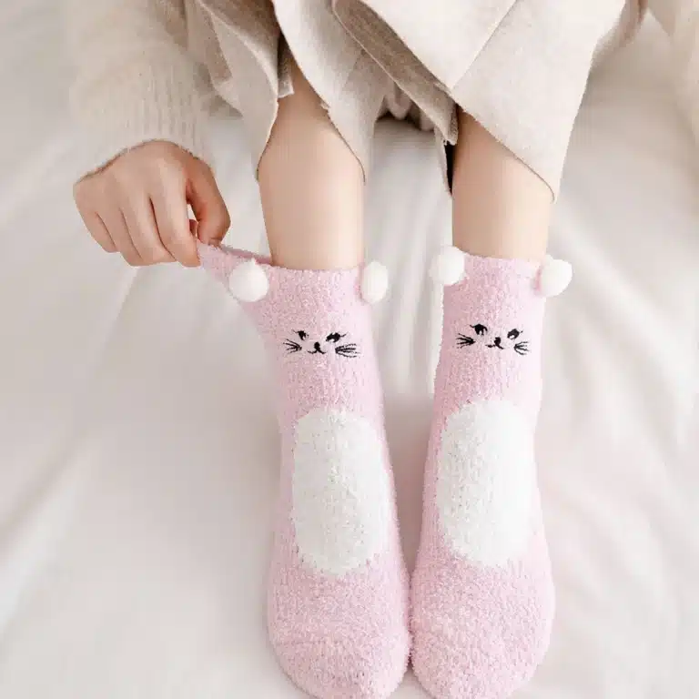 Chaussons Chaussettes Petits Animaux Mignons 4