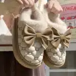 Chaussons Bottines Nounours Elégants Femme 2