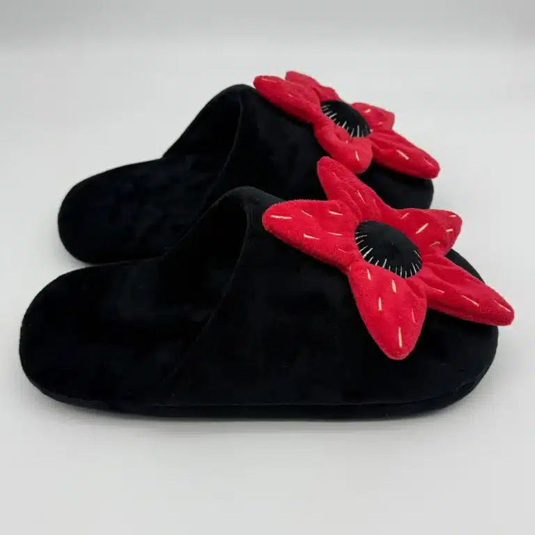 Pantoufles d'hiver en peluche pour femmes et hommes, chaussures d'intérieur à fleurs floues, chaussures simples, cadeaux de noël 3