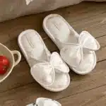 Chaussons D'Intérieur avec Noeuds Et Pois 1