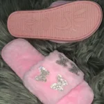 Chaussons Fourrés Papillons Brillants 5