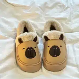Chaussons Capybara Peluche 1