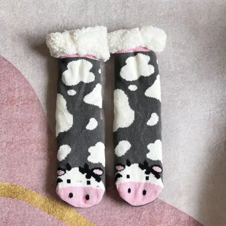 Chaussons Chaussettes Animaux Femme 9