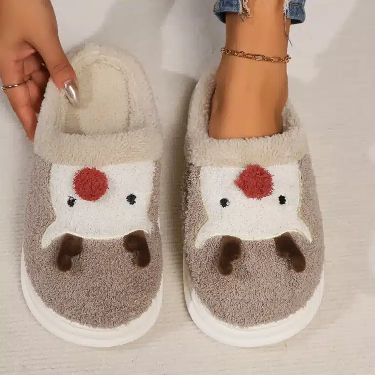 Chaussons Petits Rennes Mignons 4