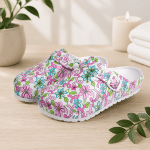 Pantoufle Sabot Fleuriste