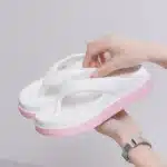 Tongs Plateformes Compensées Colorées 5