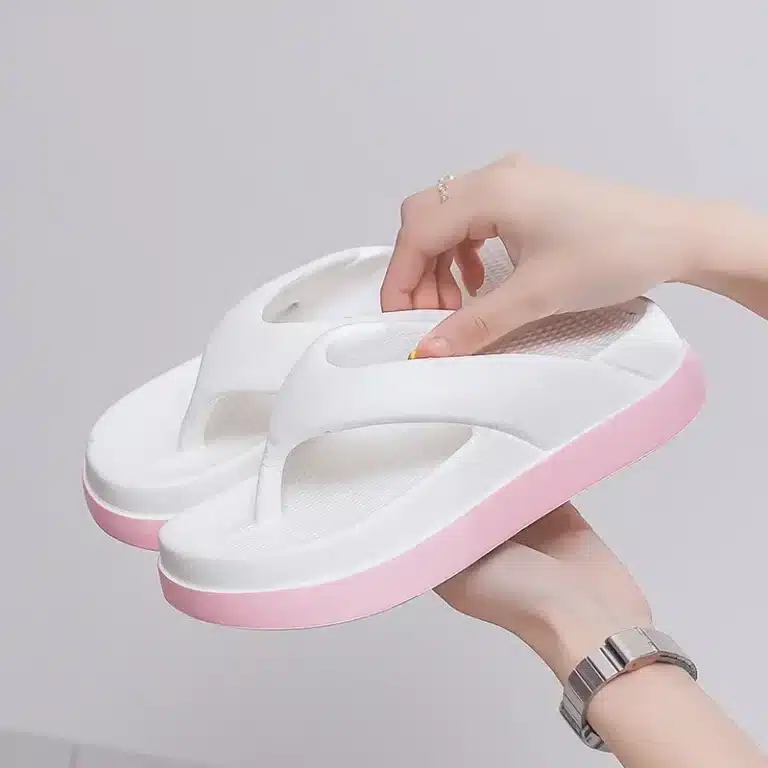 Tongs Plateformes Compensées Colorées 5