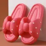 Chaussons Eté Femme Gros Noeud Papillon 8