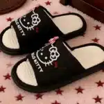 Pantoufles Eté Hello Kitty Noires 4