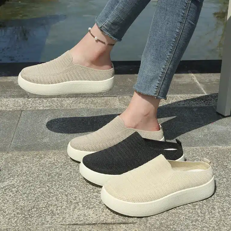 Chaussons Baskets Mules Respirants 1