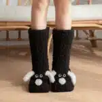 Chaussons Chaussettes Tête De Chien 4