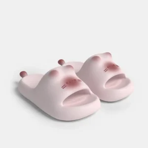 Chaussons Claquettes Chaton Kawaii 2