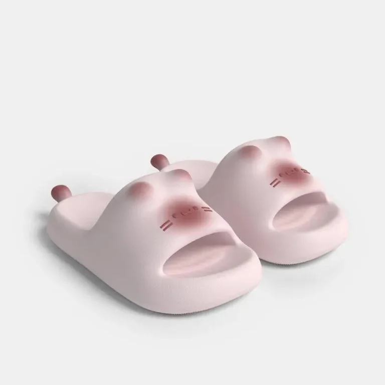 Chaussons Claquettes Chaton Kawaii 2