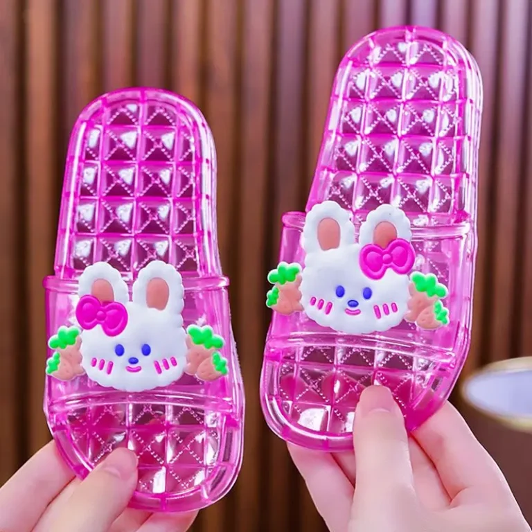 Claquettes Transparentes Lapin 4