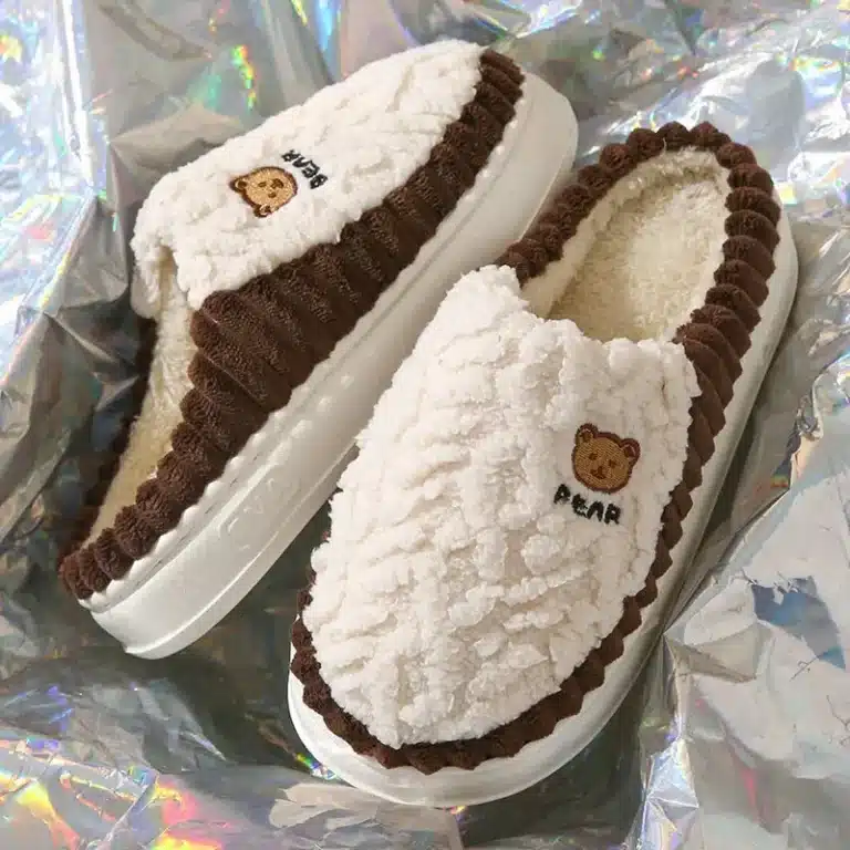 Pantoufles Hiver Mixtes Ours Semelle Epaisse 4