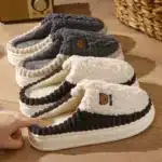 Pantoufles Hiver Mixtes Ours Semelle Epaisse 5
