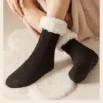 Chaussons Chaussettes Polaires Homme Antidérapants 2