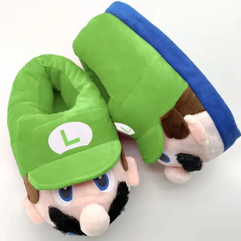 Pantoufles Mario Et Luigi 1