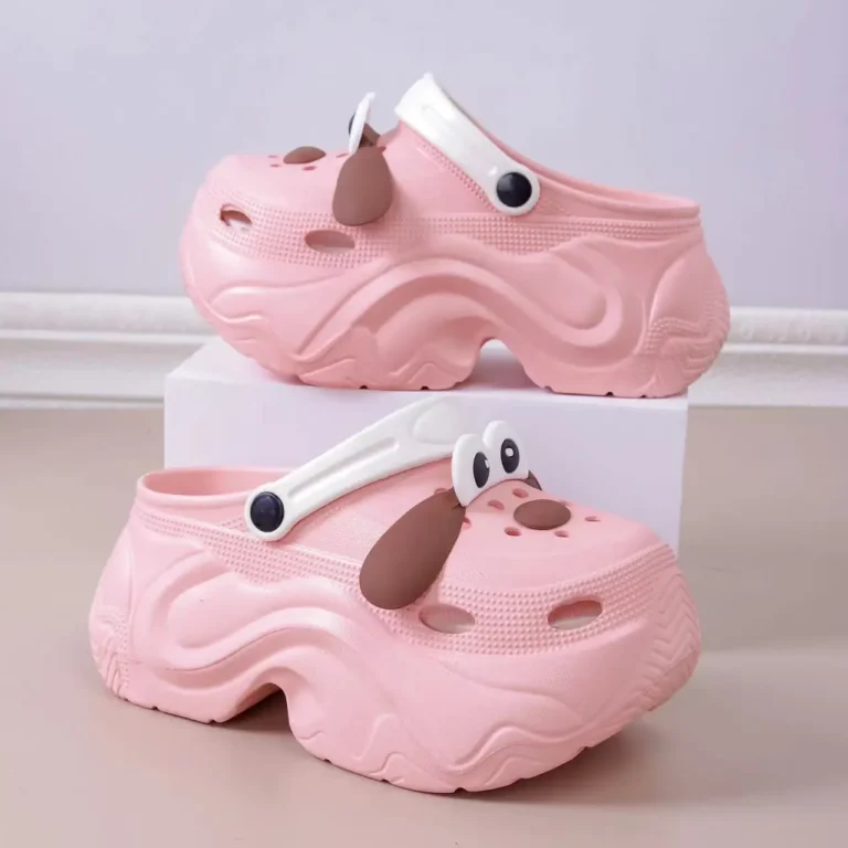Sabots Epais Pour Femme Tête De Chien 2