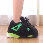 Chausson Sneaker Noir Et Vert 1