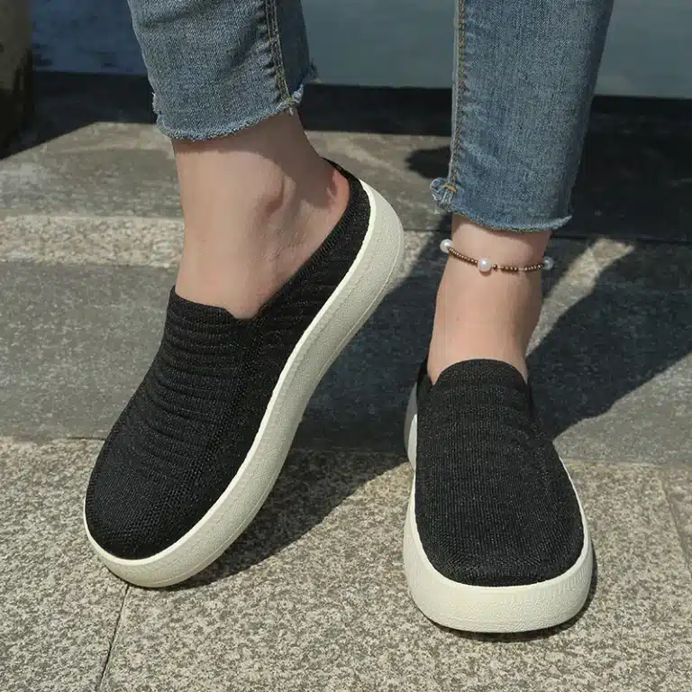 Chaussons Baskets Mules Respirants 3