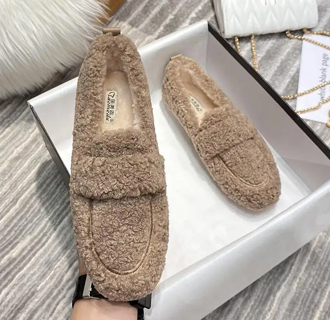 Pantoufles Mocassins Hiver Faciles A Enfiler 3