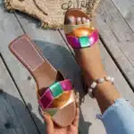 Pantoufle Eté Colorée Pour Femme 1