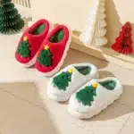 Pantoufles Modernes Sapin De Noel 3