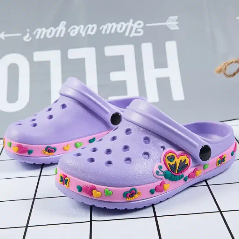 Chaussons Enfant Crocs Papillon 1