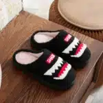 Chaussons Brodés Dents De Requin 1
