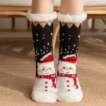 Chaussons Chaussettes Fête De Noël 5