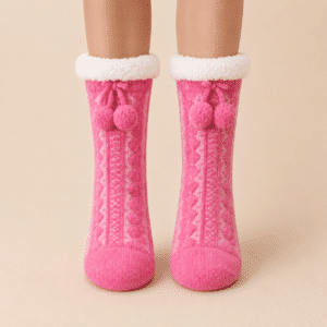 Chaussons Chaussettes Avec Pompons