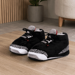 Chausson Basket Noir Et Blanc Élégant