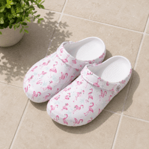 Sabots Crocs Colorés Flamant Rose