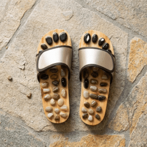 Pantoufles de Massage Acupression Galets