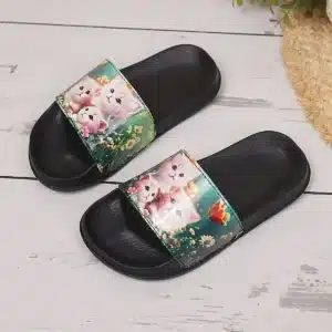 Claquettes Enfant Trio De Chats 1