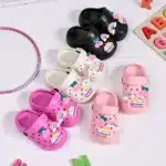 Chaussons Crocs Enfant Arc-En-Ciel 1