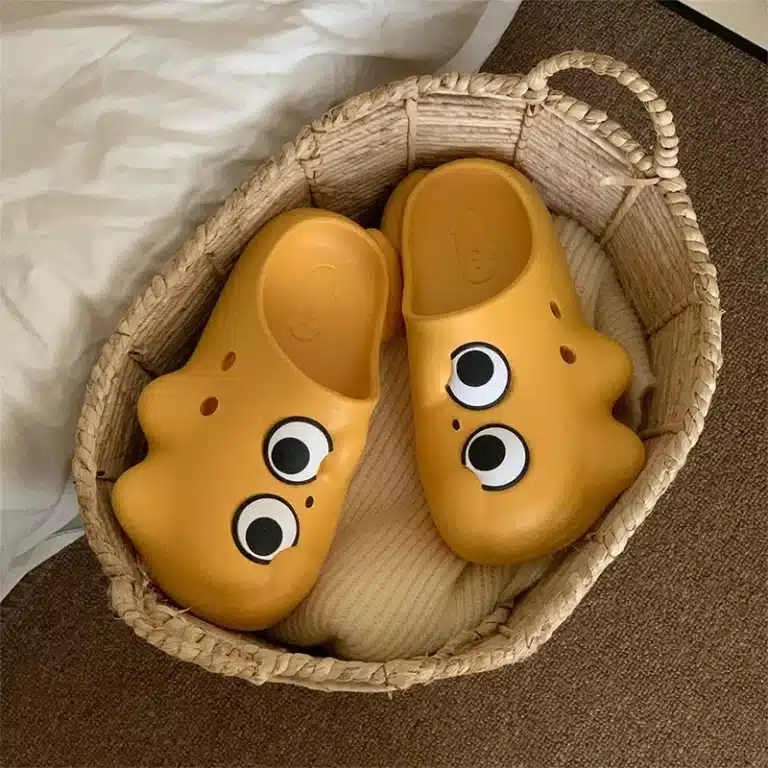 Chaussons Claquettes Tête De Chat 1